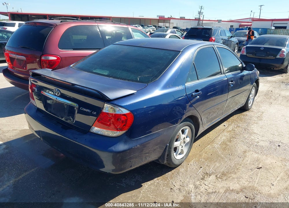 2005 TOYOTA CAMRY LE VIN: 4T1BE32K95U100698