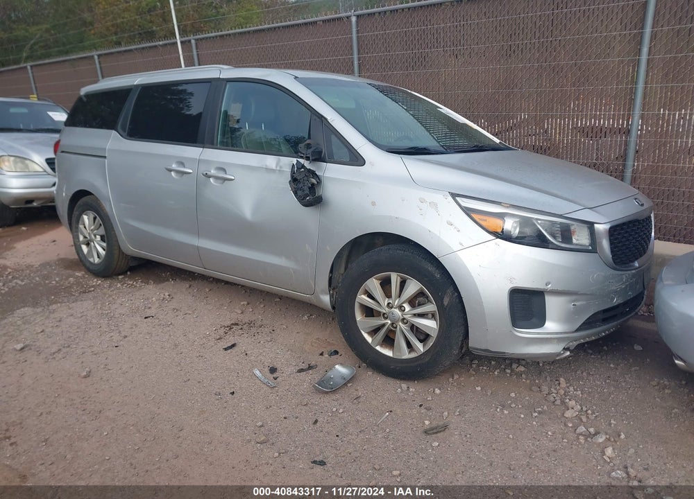 2017 KIA SEDONA LX VIN: KNDMB5C14H6251870
