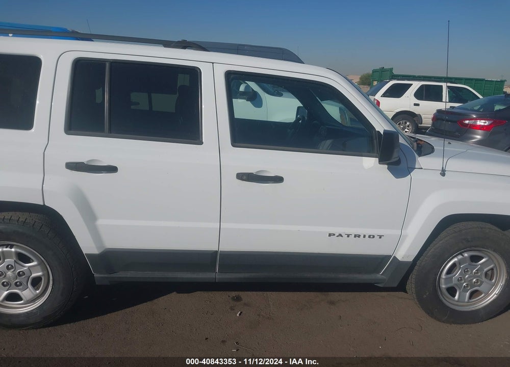 2013 JEEP PATRIOT SPORT VIN: 1C4NJPBA8DD181350