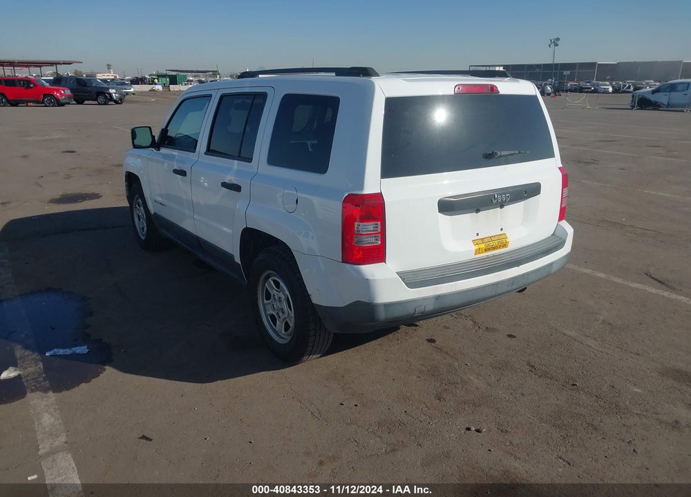 2013 JEEP PATRIOT SPORT VIN: 1C4NJPBA8DD181350