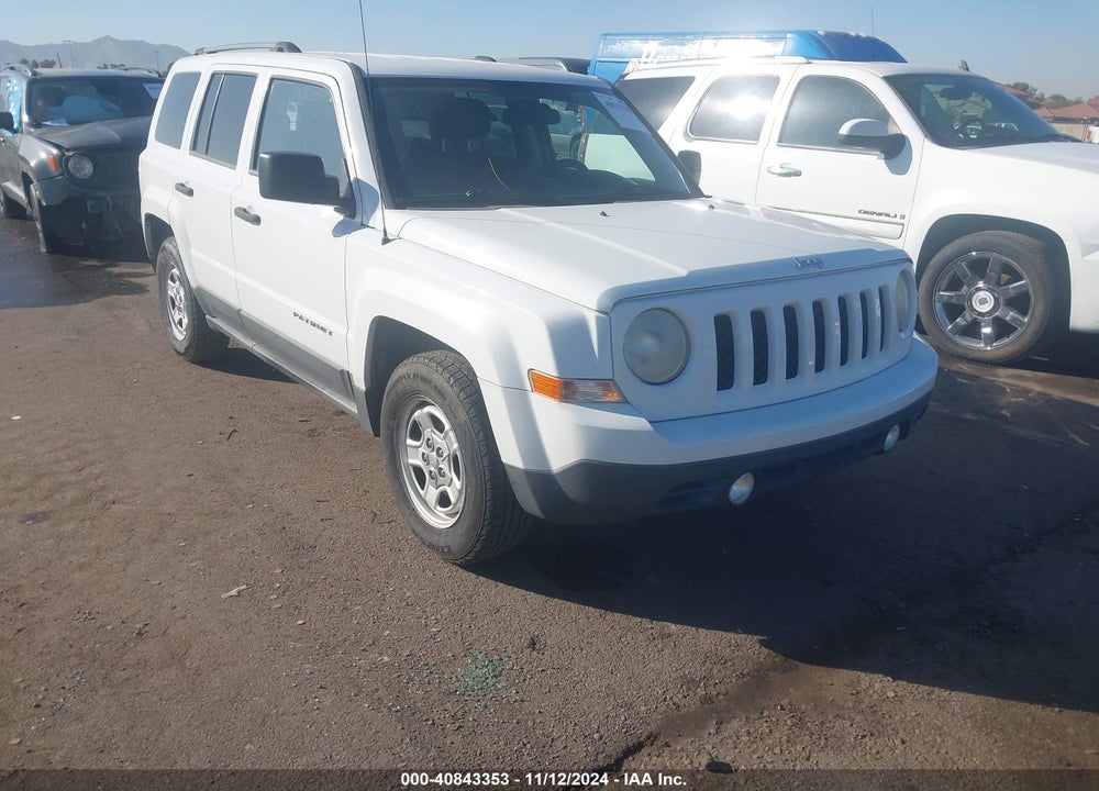 2013 JEEP PATRIOT SPORT VIN: 1C4NJPBA8DD181350