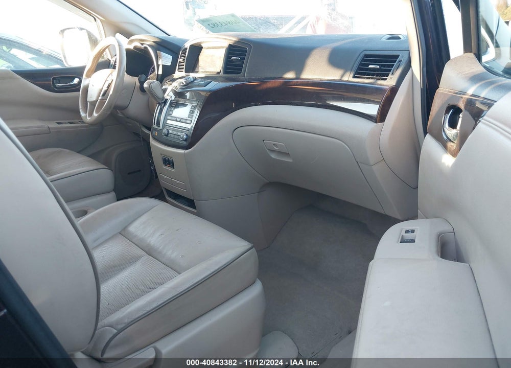 2011 NISSAN QUEST SL VIN: JN8AE2KP2B9005053
