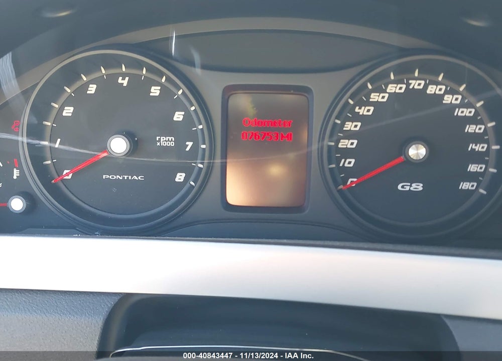2009 PONTIAC G8 GT VIN: 6G2EC57Y99L232184