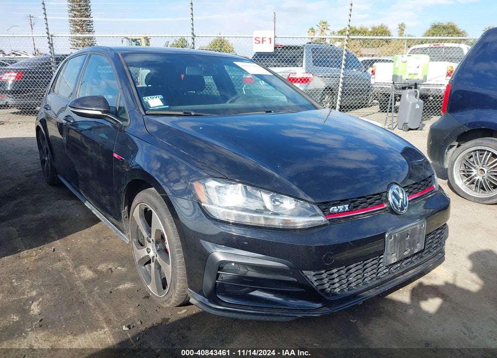 2018 VOLKSWAGEN GOLF GTI 2.0T AUTOBAHN/2.0T SE/S VIN: 3VW447AU1JM296562