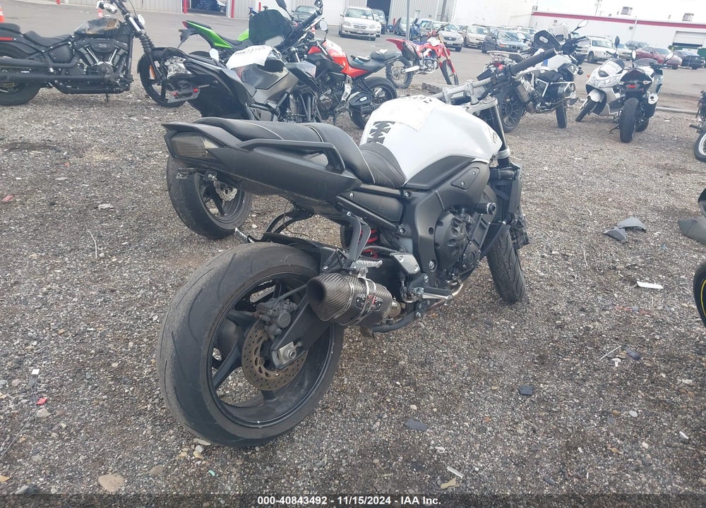 2012 YAMAHA FZ1 S VIN: JYARN17EXCA008407