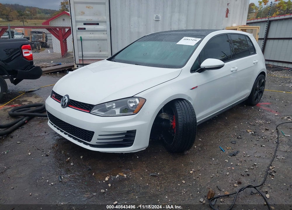 2017 VOLKSWAGEN GOLF GTI SE 4-DOOR VIN: 3VW547AUXHM010495