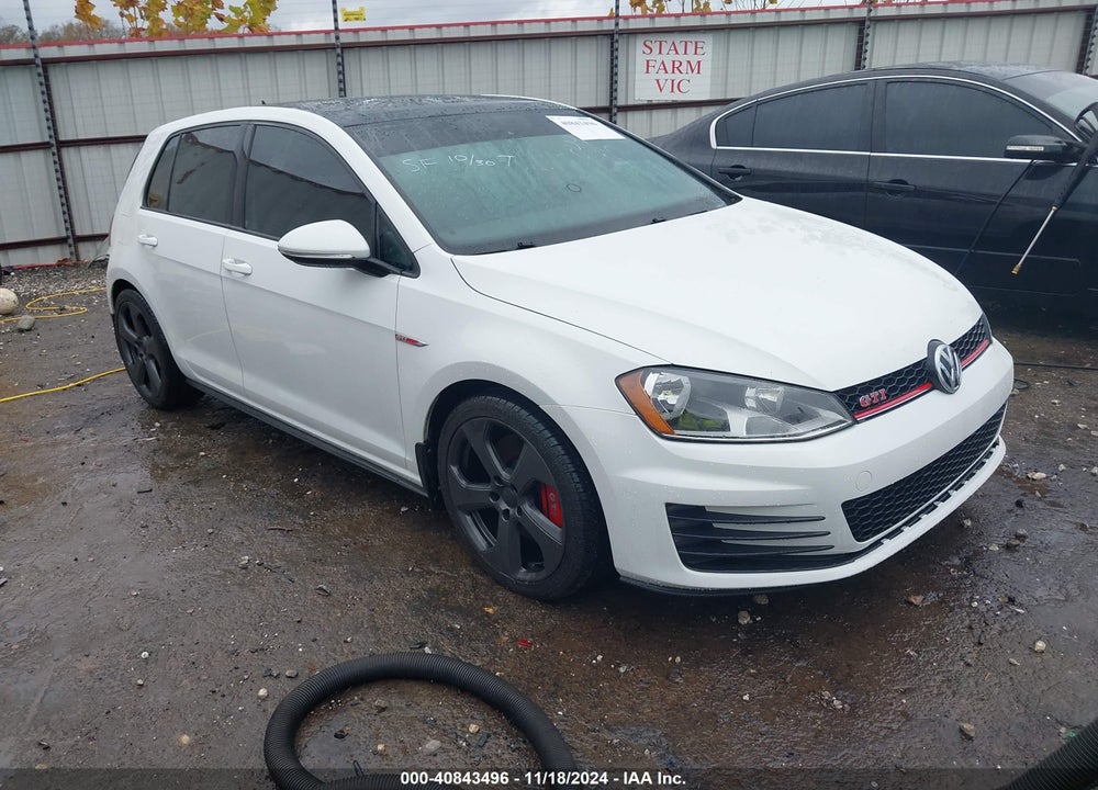 2017 VOLKSWAGEN GOLF GTI SE 4-DOOR VIN: 3VW547AUXHM010495