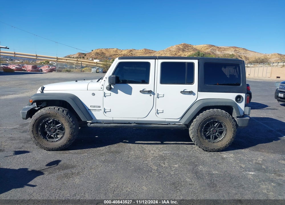 2017 JEEP WRANGLER UNLIMITED SPORT 4X4 VIN: 1C4BJWDG0HL518071