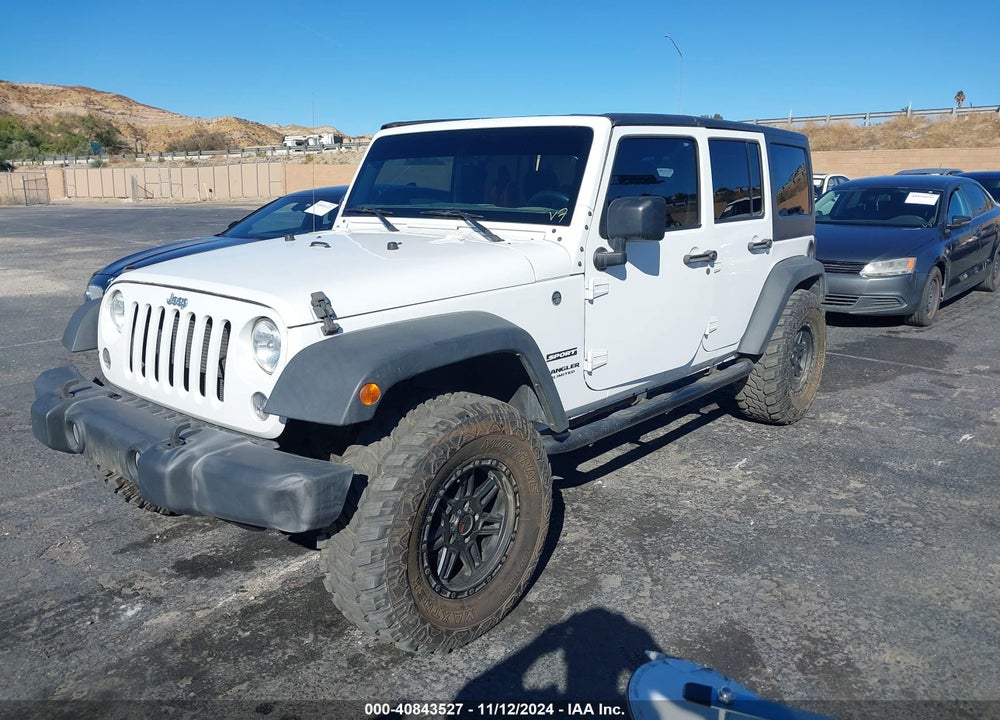 2017 JEEP WRANGLER UNLIMITED SPORT 4X4 VIN: 1C4BJWDG0HL518071