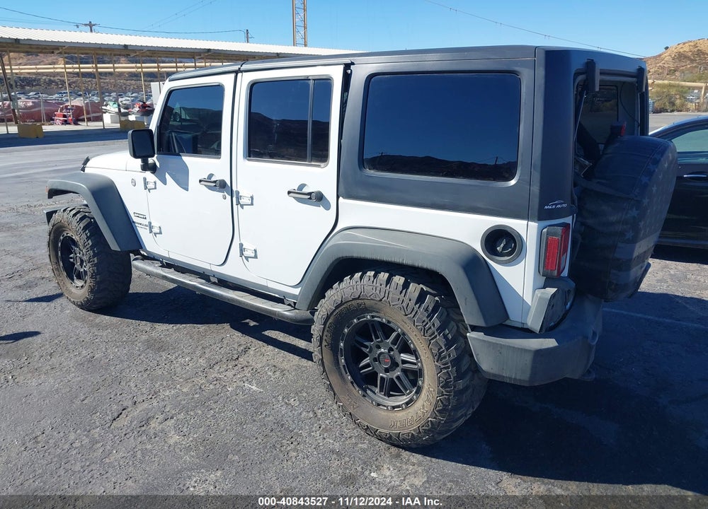 2017 JEEP WRANGLER UNLIMITED SPORT 4X4 VIN: 1C4BJWDG0HL518071