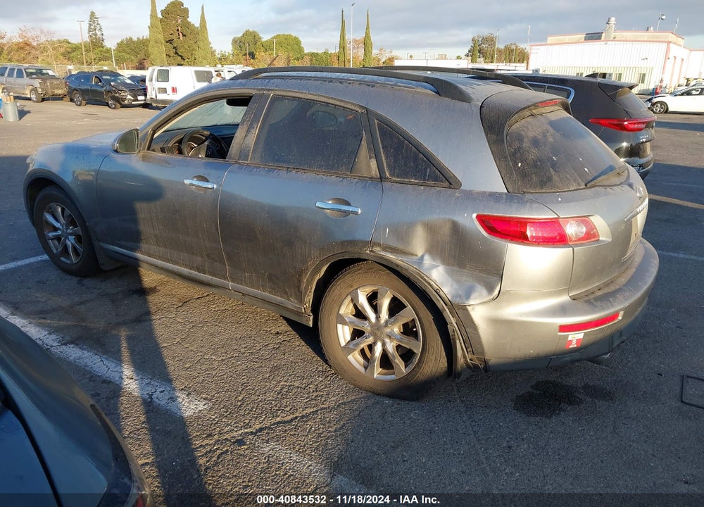 2007 INFINITI FX35 VIN: JNRAS08U77X101902