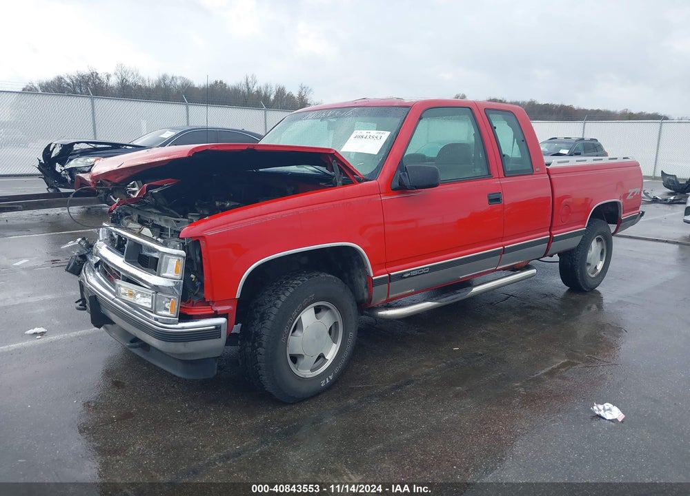 1998 CHEVROLET K1500 FLEETSIDE VIN: 2GCEK19M8W1203954