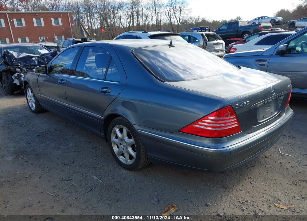 2006 MERCEDES-BENZ S 430 4MATIC VIN: WDBNG83J16A472598