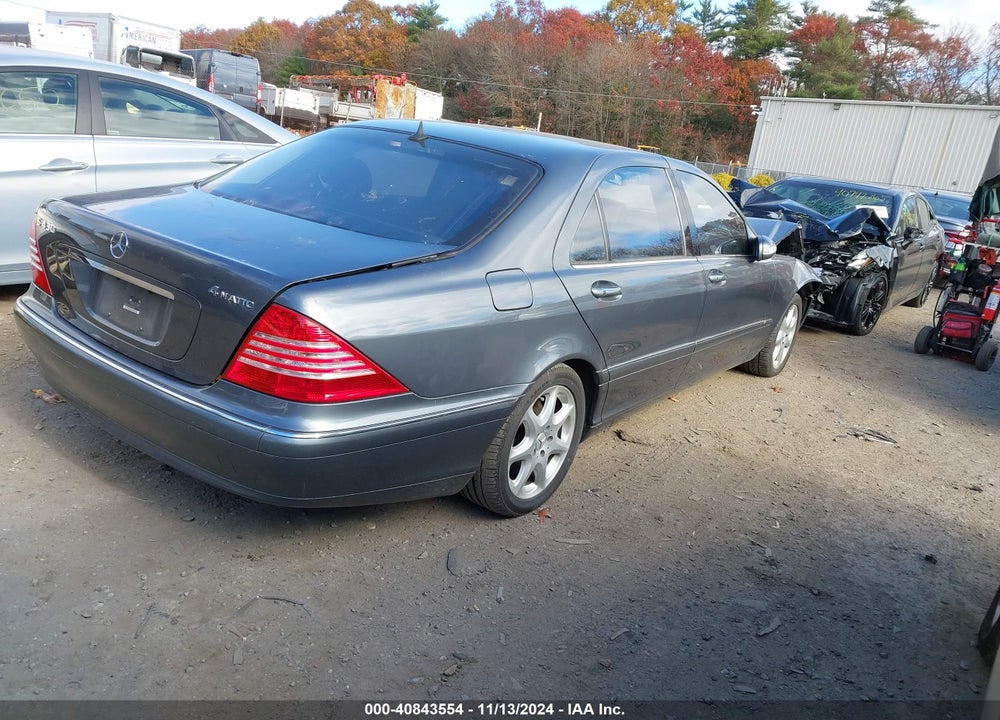 2006 MERCEDES-BENZ S 430 4MATIC VIN: WDBNG83J16A472598