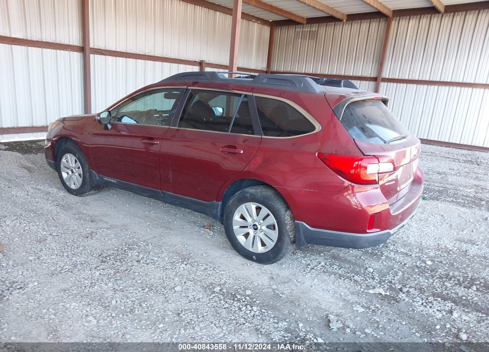 2016 SUBARU OUTBACK 2.5I PREMIUM VIN: 4S4BSAHC1G3297209
