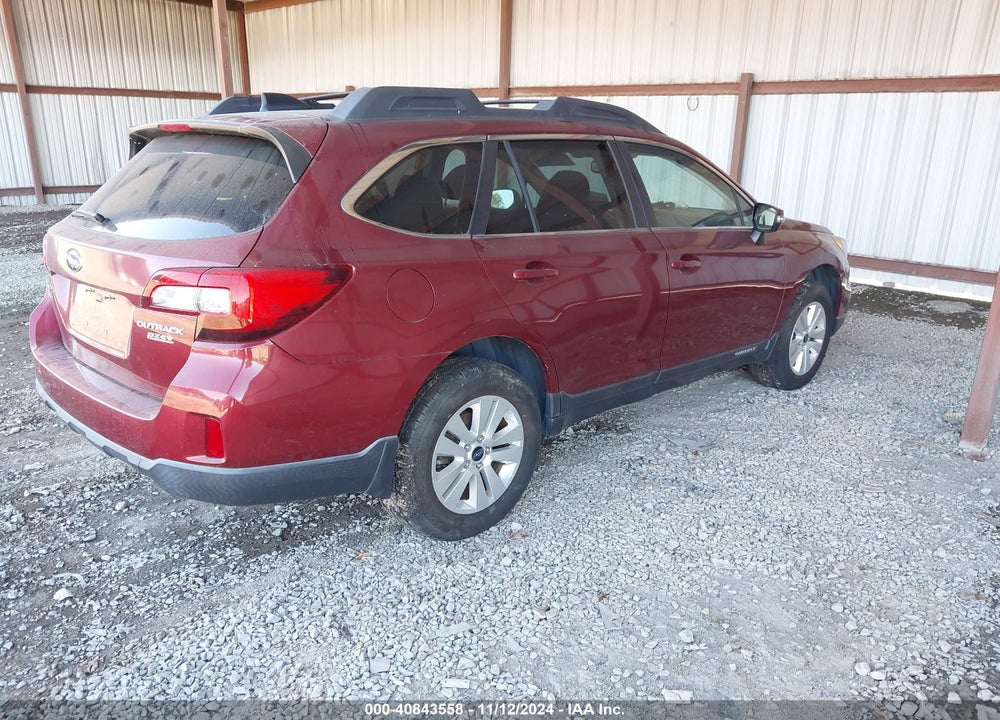 2016 SUBARU OUTBACK 2.5I PREMIUM VIN: 4S4BSAHC1G3297209
