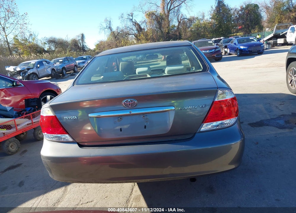 2006 TOYOTA CAMRY LE VIN: 4T1BE32K06U645819
