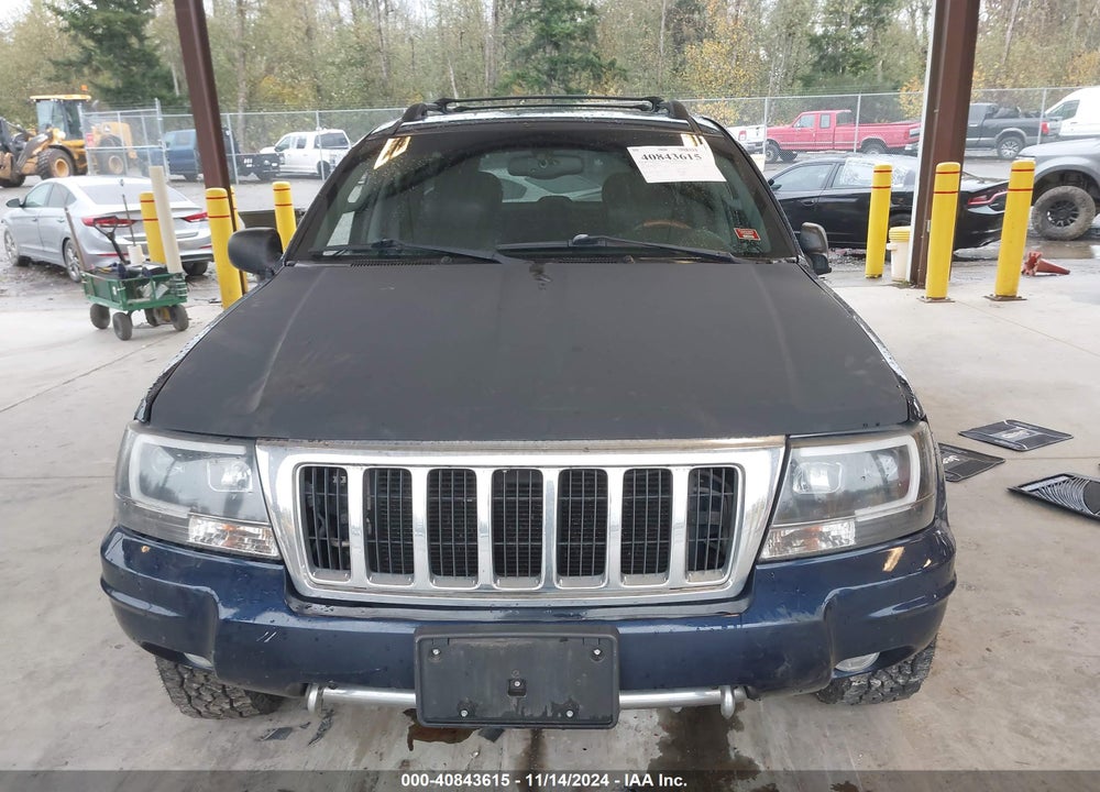 2004 JEEP GRAND CHEROKEE OVERLAND VIN: 1J8GW68J74C296581