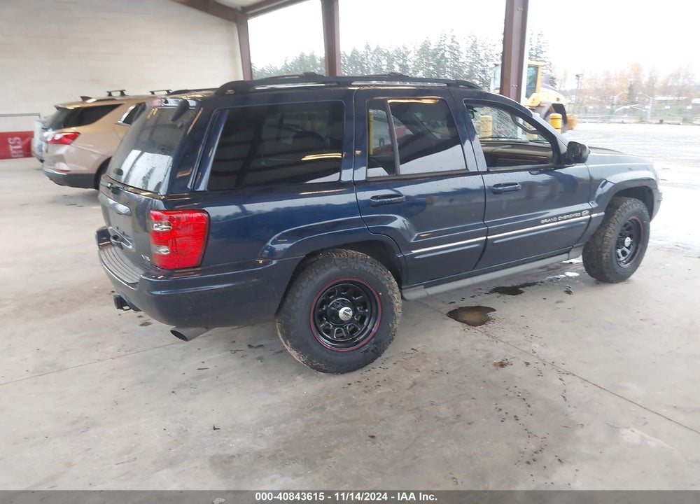 2004 JEEP GRAND CHEROKEE OVERLAND VIN: 1J8GW68J74C296581