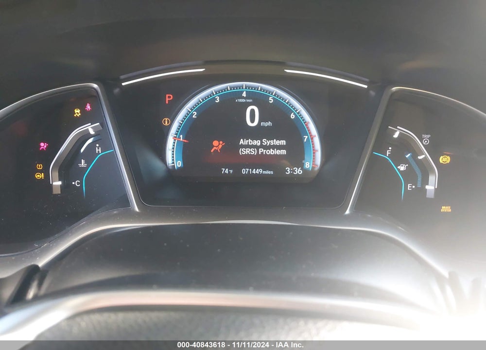 2018 HONDA CIVIC VIN: JHMFC1F76JX041994