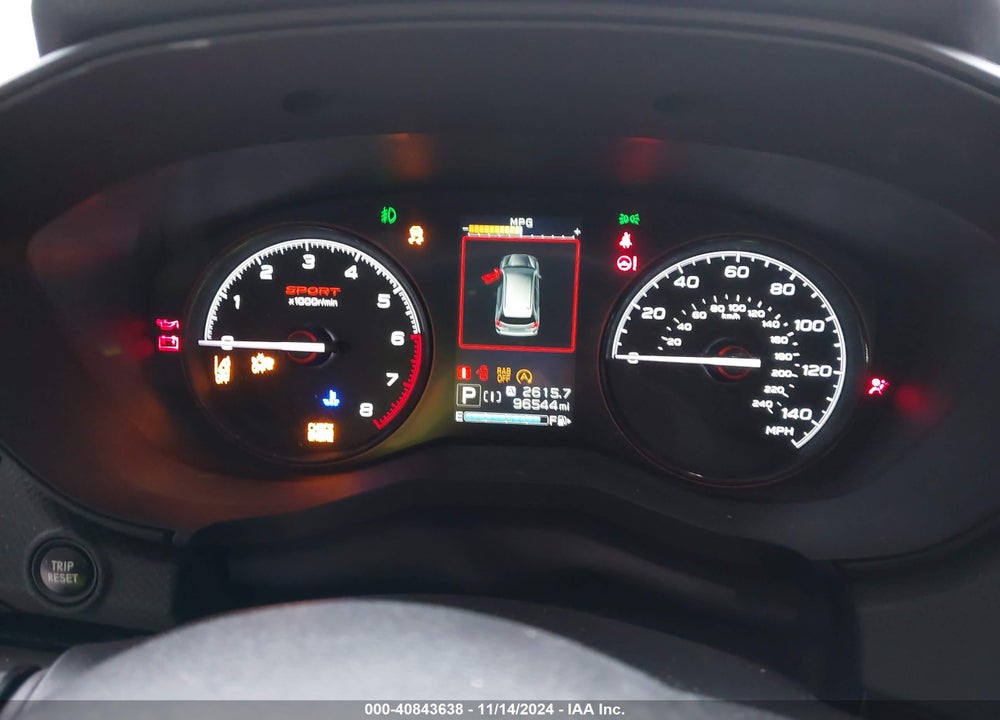 2019 SUBARU FORESTER SPORT VIN: JF2SKAPC5KH534951