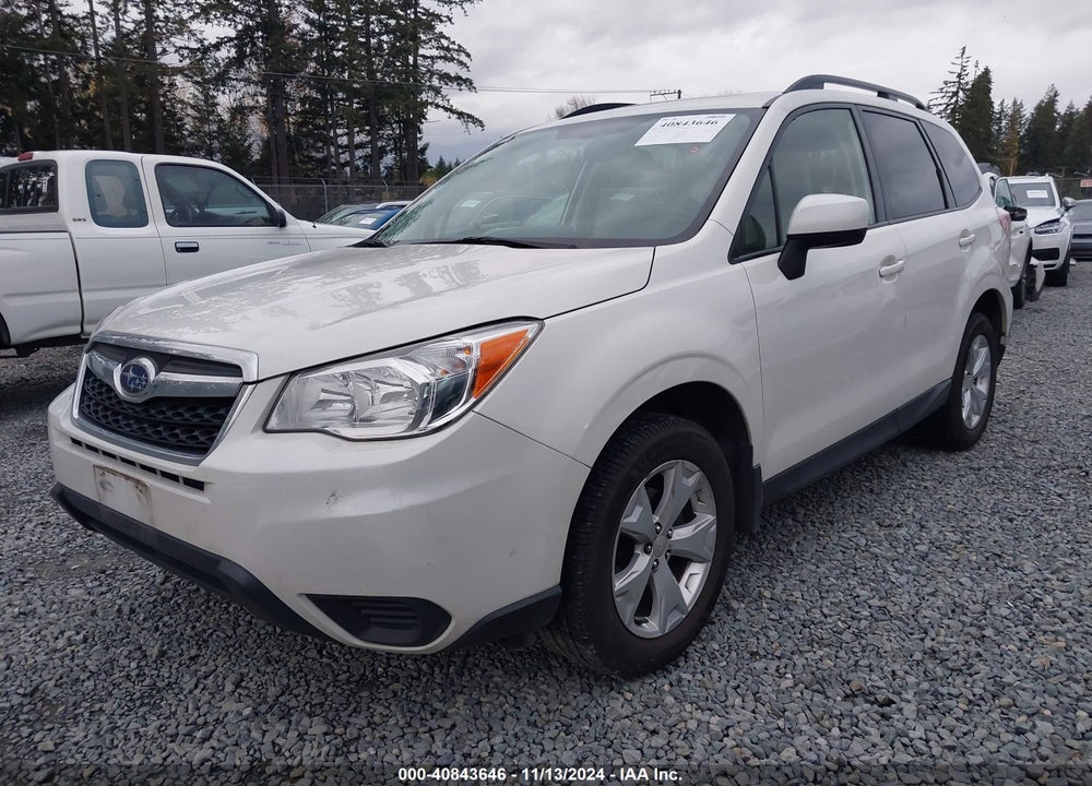 2016 SUBARU FORESTER 2.5I PREMIUM VIN: JF2SJADC8GH487395