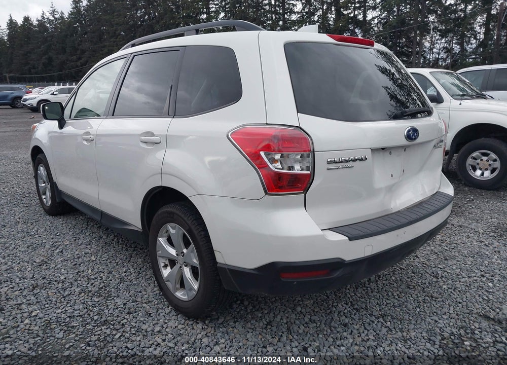 2016 SUBARU FORESTER 2.5I PREMIUM VIN: JF2SJADC8GH487395
