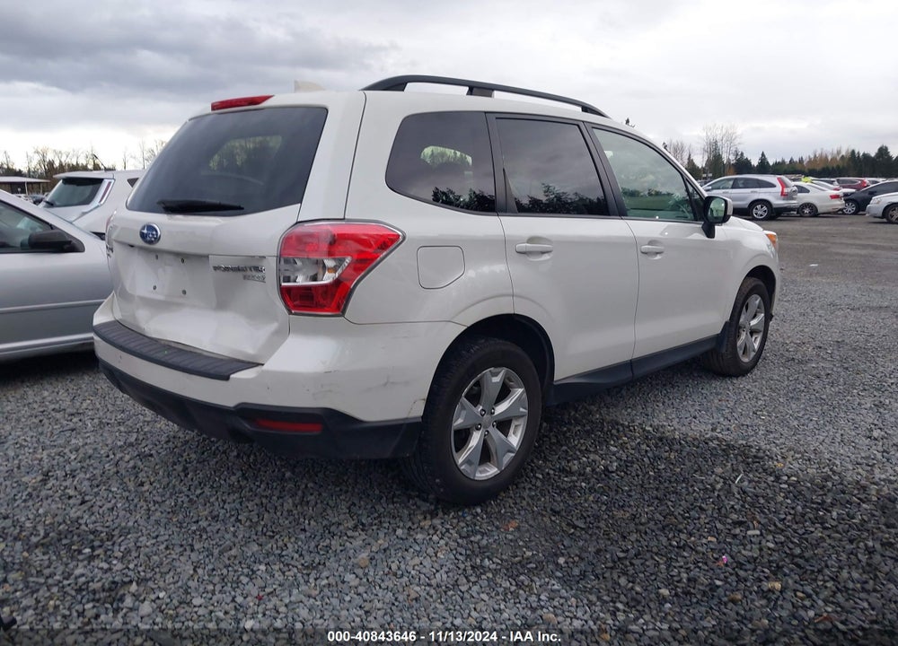 2016 SUBARU FORESTER 2.5I PREMIUM VIN: JF2SJADC8GH487395