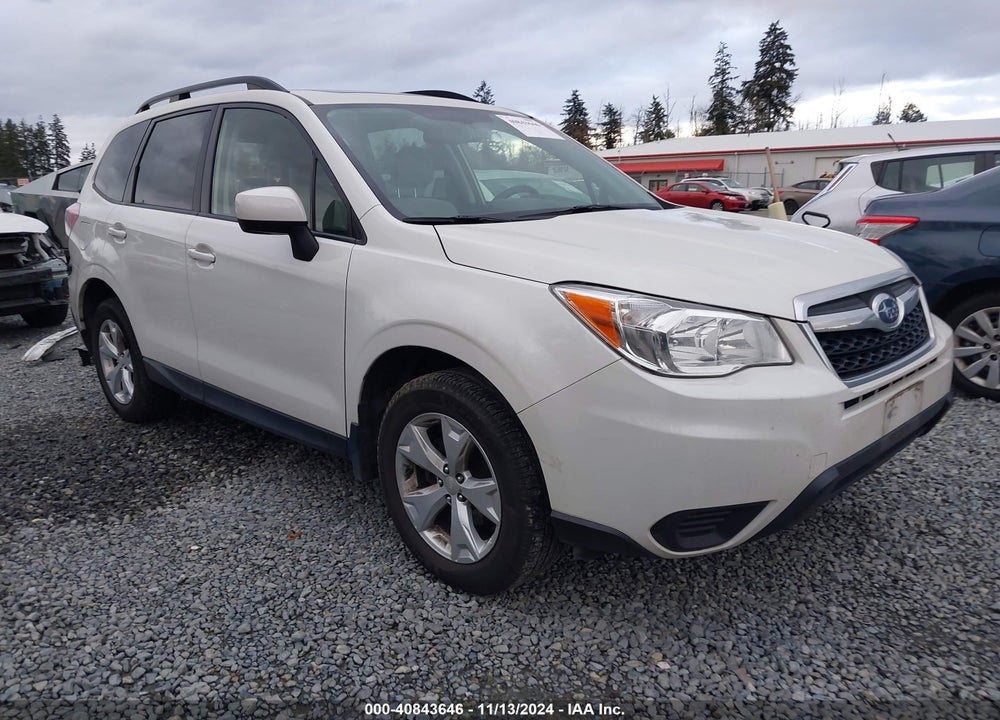 2016 SUBARU FORESTER 2.5I PREMIUM VIN: JF2SJADC8GH487395