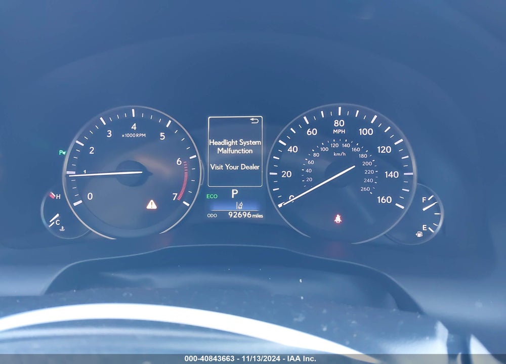 2016 LEXUS ES 350 VIN: JTHBK1GG5G2214801