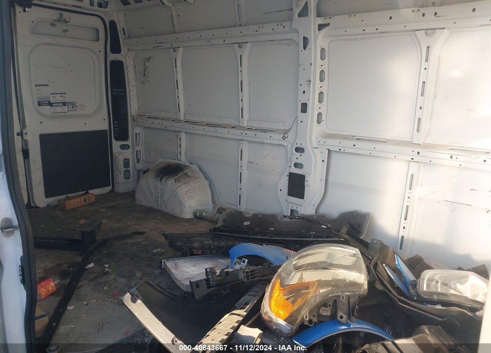 2021 RAM PROMASTER 2500 HIGH ROOF 159 WB VIN: 3C6LRVDG7ME534981