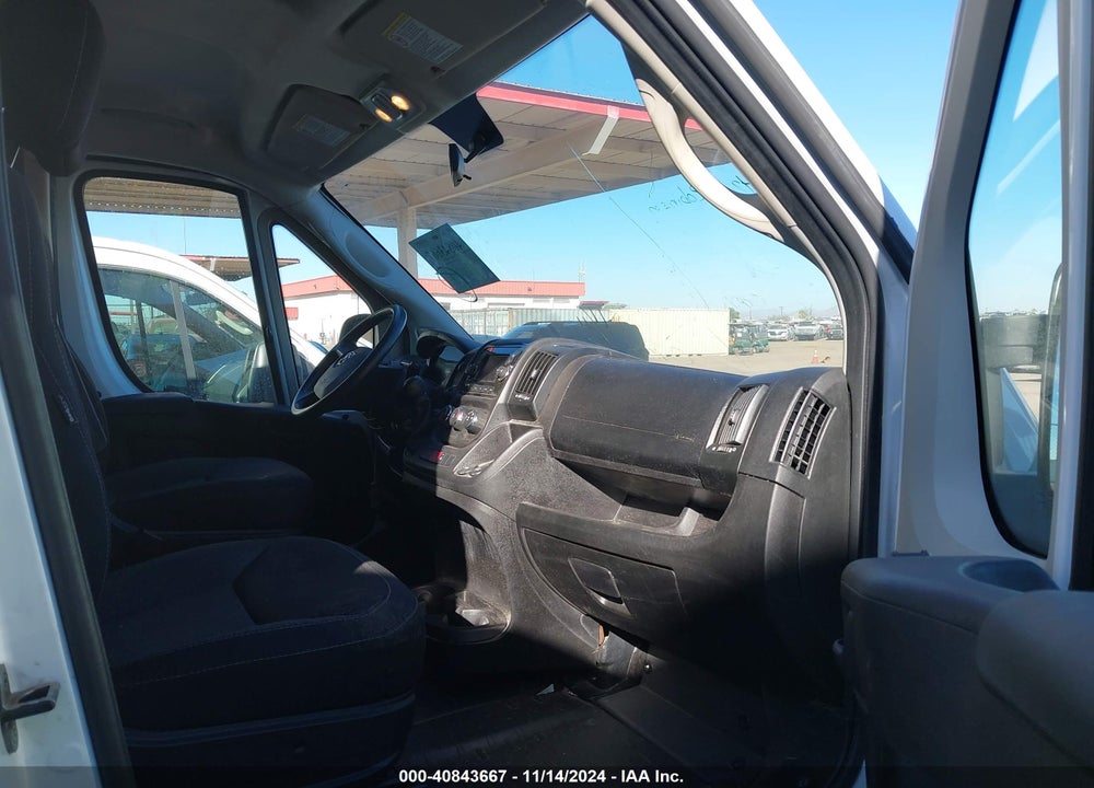 2021 RAM PROMASTER 2500 HIGH ROOF 159 WB VIN: 3C6LRVDG7ME534981