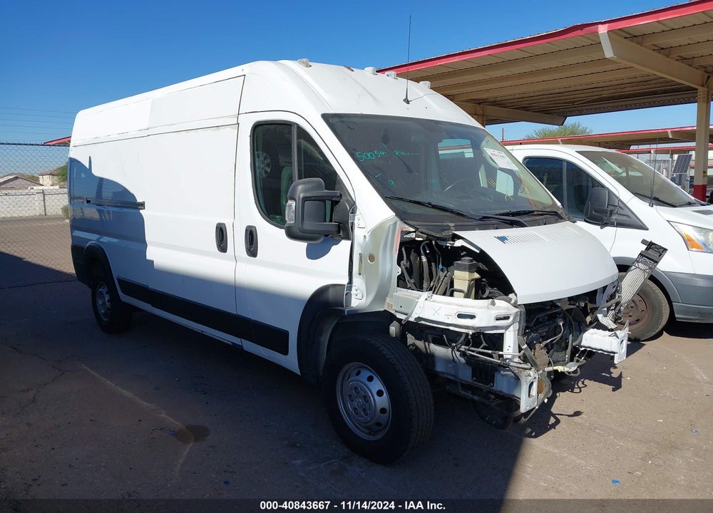2021 RAM PROMASTER 2500 HIGH ROOF 159 WB VIN: 3C6LRVDG7ME534981