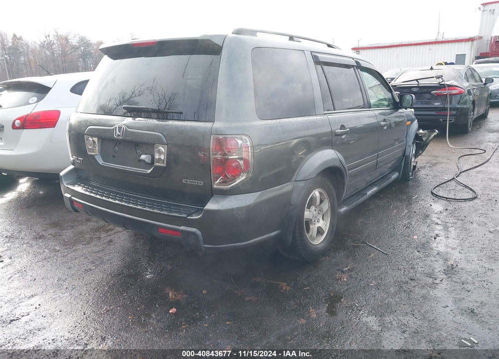 2008 HONDA PILOT EX-L VIN: 5FNYF18788B008174