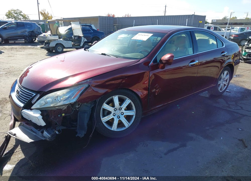 2007 LEXUS ES 350 VIN: JTHBJ46G372079596