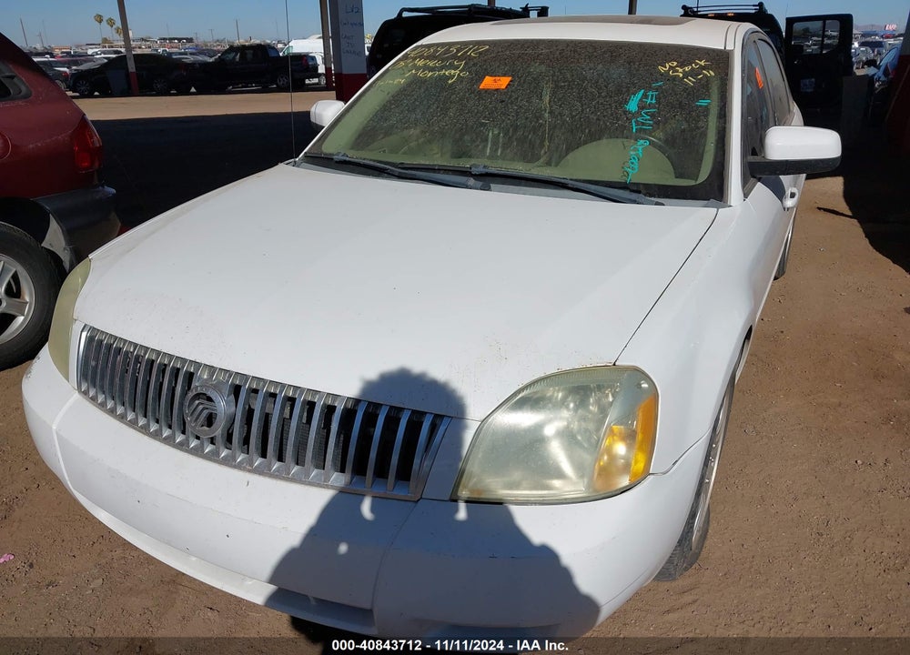 2005 MERCURY MONTEGO PREMIER VIN: 1MEHM42135G600528