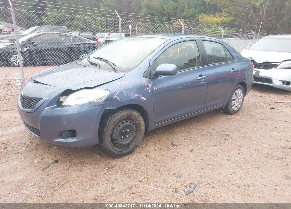 2012 TOYOTA YARIS VIN: JTDBT4K35CL029284