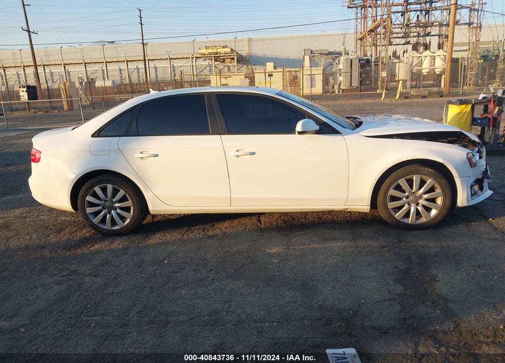 2013 AUDI A4 2.0T PREMIUM VIN: WAUAFAFL7DN044948