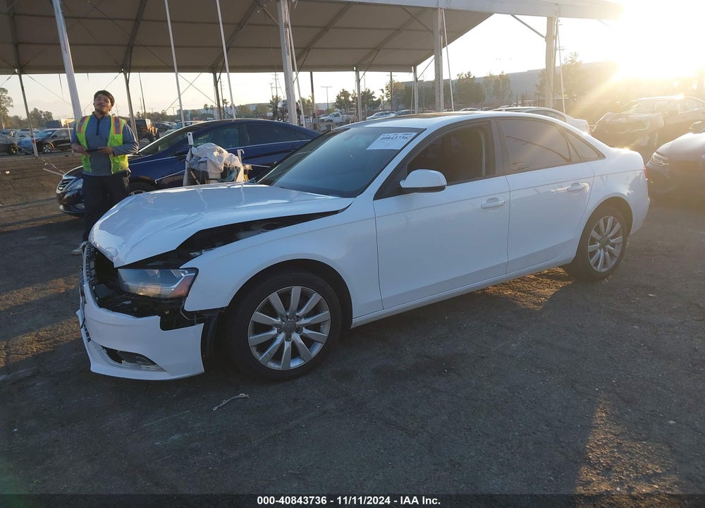 2013 AUDI A4 2.0T PREMIUM VIN: WAUAFAFL7DN044948