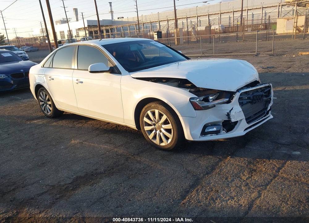 2013 AUDI A4 2.0T PREMIUM VIN: WAUAFAFL7DN044948