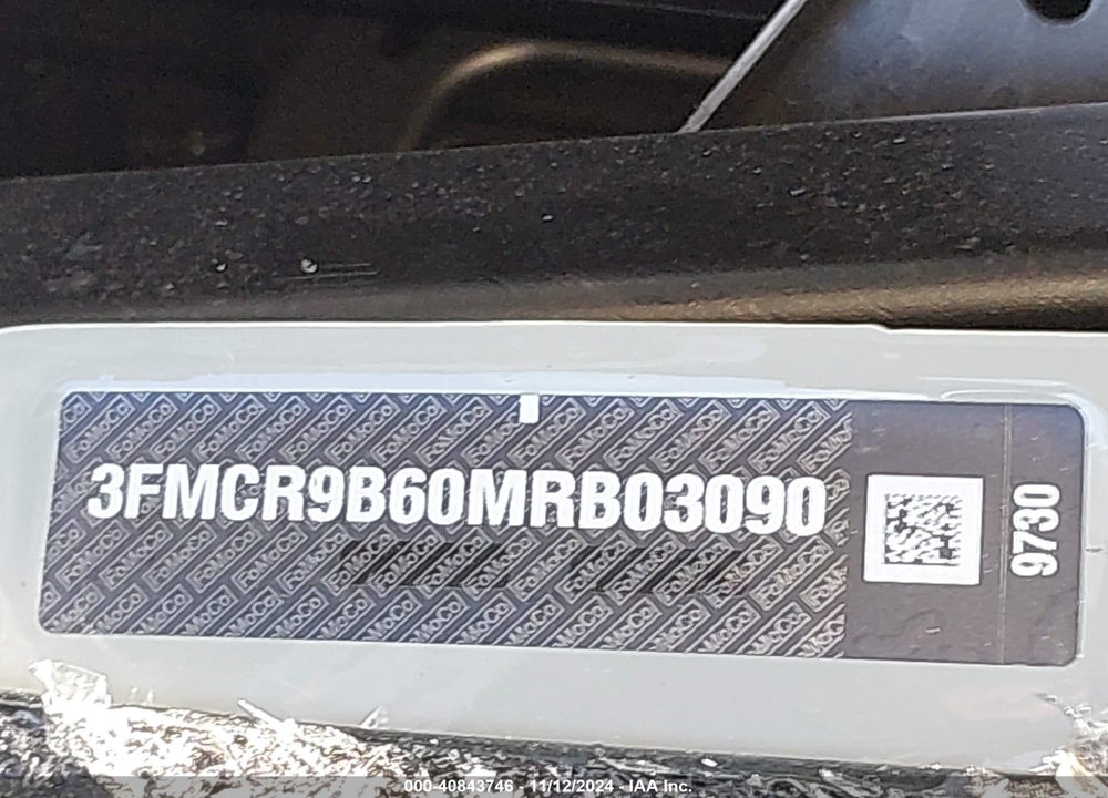2021 FORD BRONCO SPORT BIG BEND VIN: 3FMCR9B60MRB03090