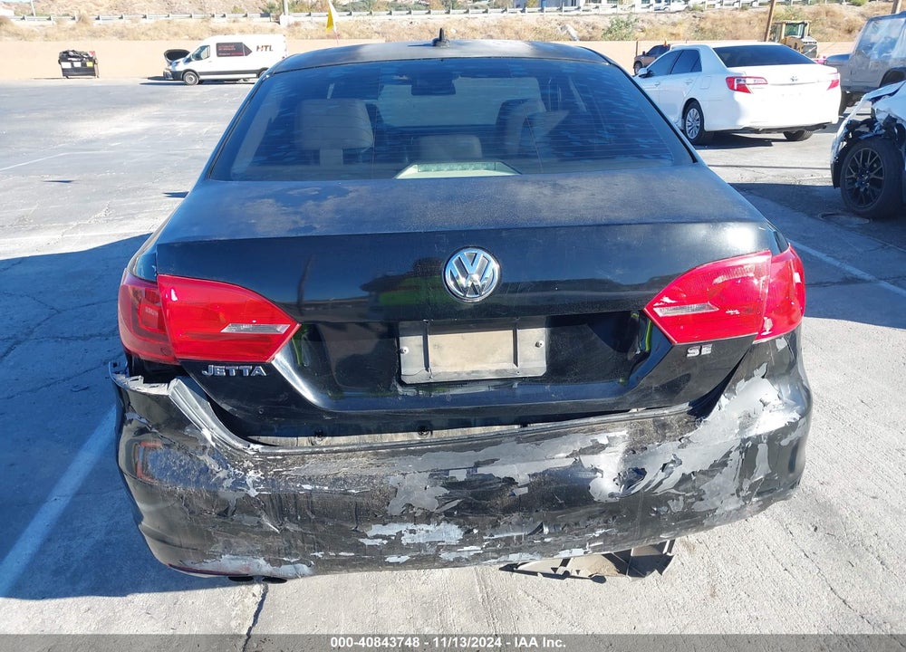 2014 VOLKSWAGEN JETTA 1.8T SE VIN: 3VWD17AJ8EM374002