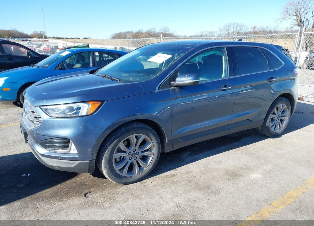 2019 FORD EDGE TITANIUM VIN: 2FMPK4K99KBC22707