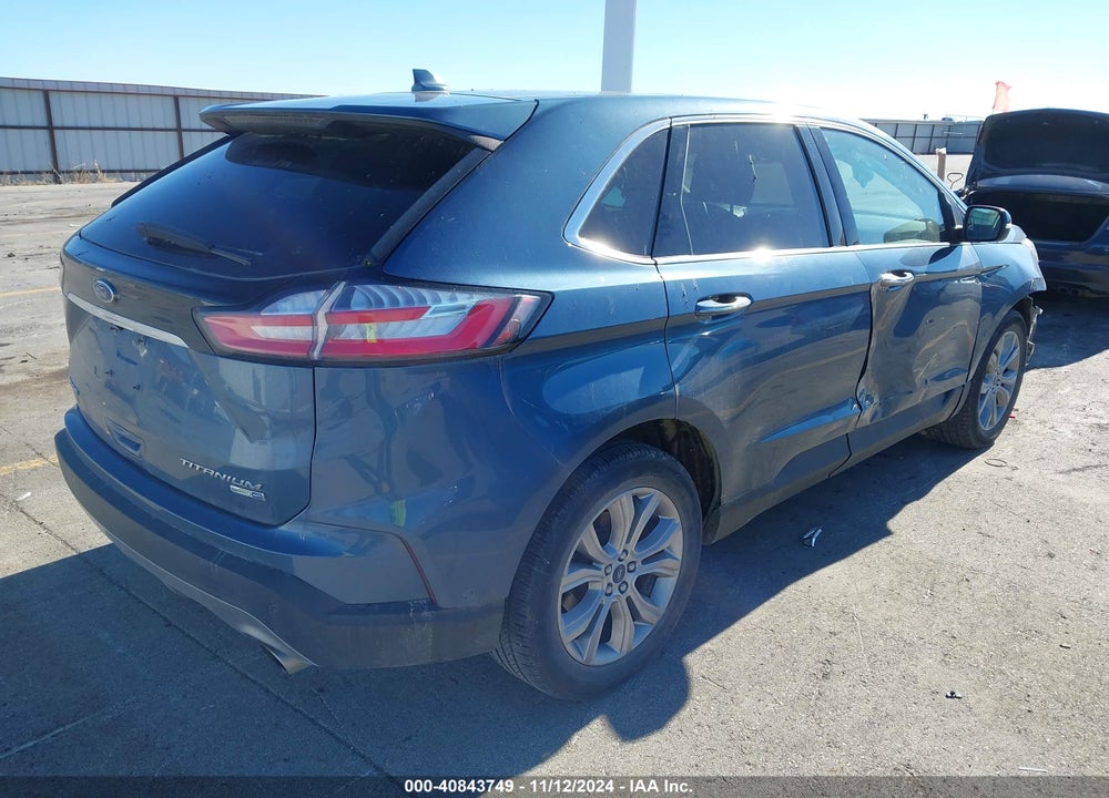 2019 FORD EDGE TITANIUM VIN: 2FMPK4K99KBC22707