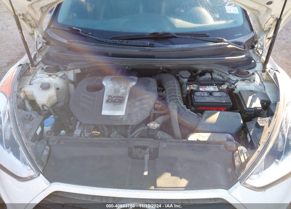 2014 HYUNDAI VELOSTER TURBO W/BLACK VIN: KMHTC6AE0EU210563