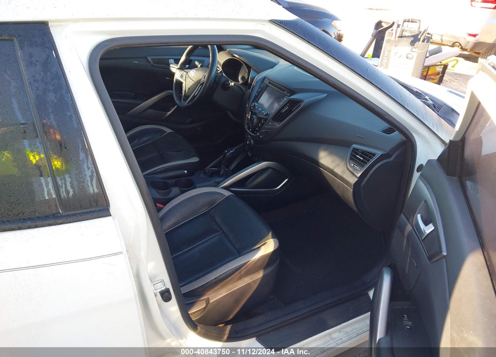 2014 HYUNDAI VELOSTER TURBO W/BLACK VIN: KMHTC6AE0EU210563