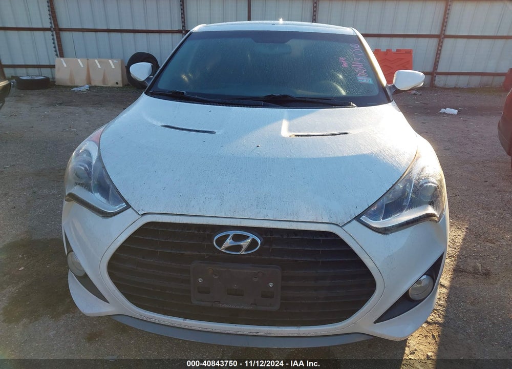 2014 HYUNDAI VELOSTER TURBO W/BLACK VIN: KMHTC6AE0EU210563