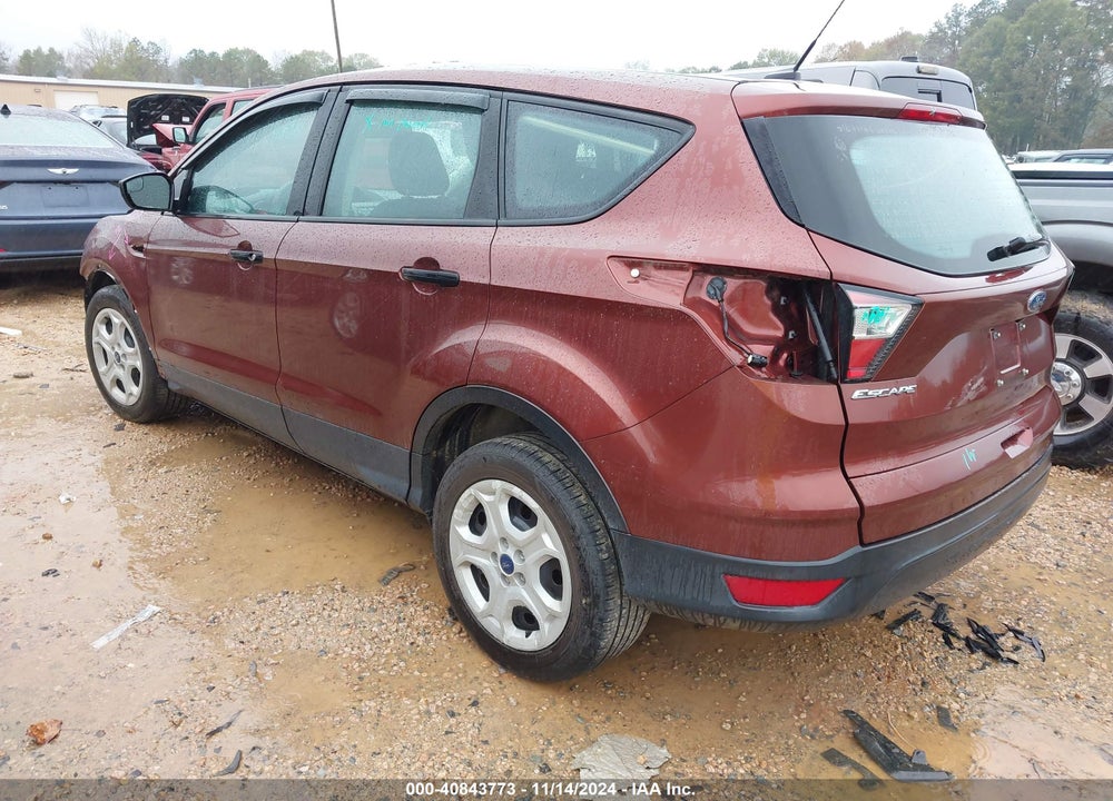 2018 FORD ESCAPE S VIN: 1FMCU0F7XJUA15925