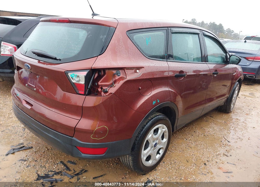 2018 FORD ESCAPE S VIN: 1FMCU0F7XJUA15925