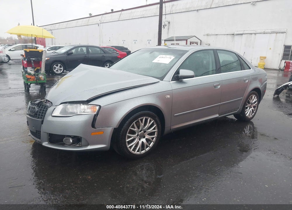 2008 AUDI A4 2.0T/2.0T SPECIAL EDITION VIN: WAUDF78E38A156108